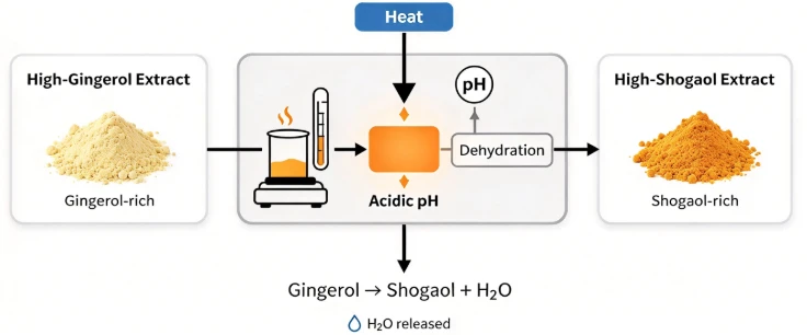 Gingerol Shogaol Process Overview Gingerol Shogaol Process Overview